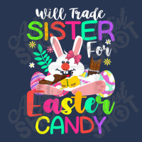 Bunny Eat Chocolate Eggs Will Trade Sister For Easter Candy Men Denim Jacket | Artistshot