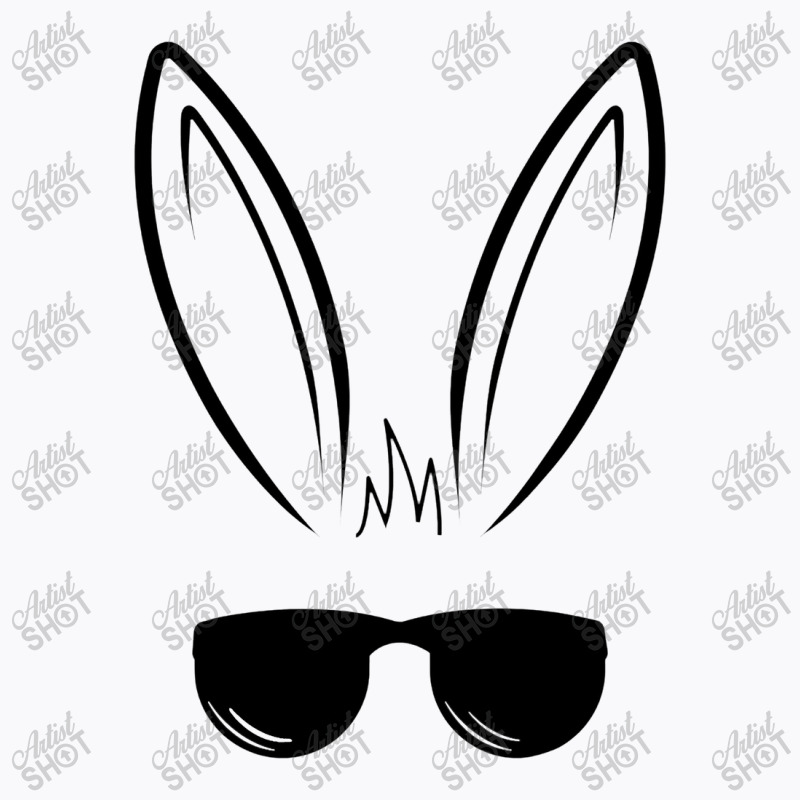 Bunny Face With Sunglasses For Boys Men Kids Easter Day T-shirt | Artistshot