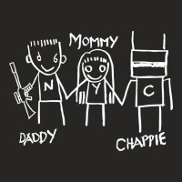 Daddy - Mommy - Chappie Ladies Fitted T-shirt | Artistshot