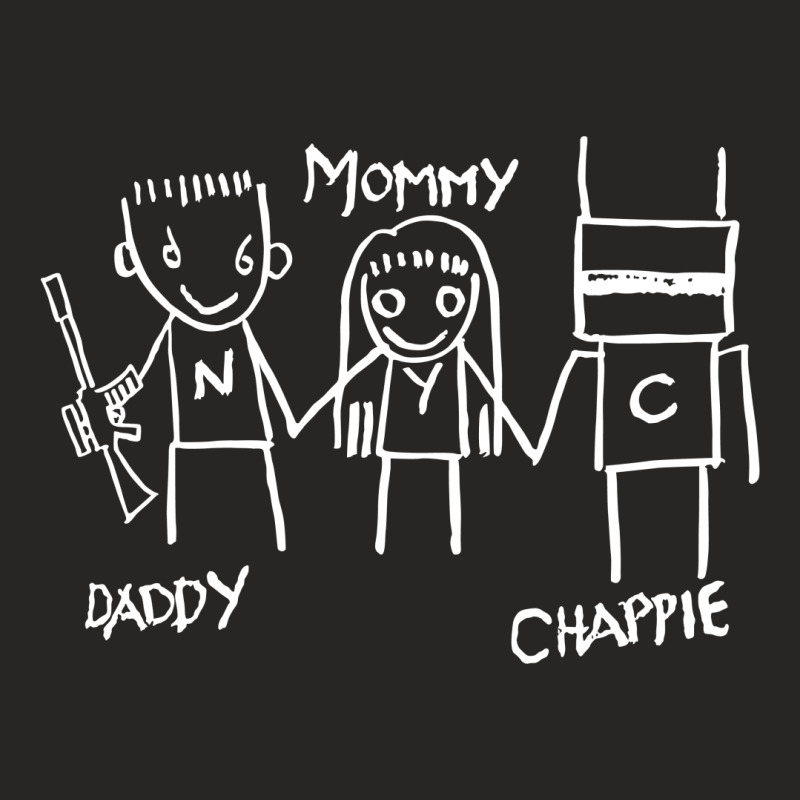 Daddy - Mommy - Chappie Ladies Fitted T-Shirt by tshiart | Artistshot