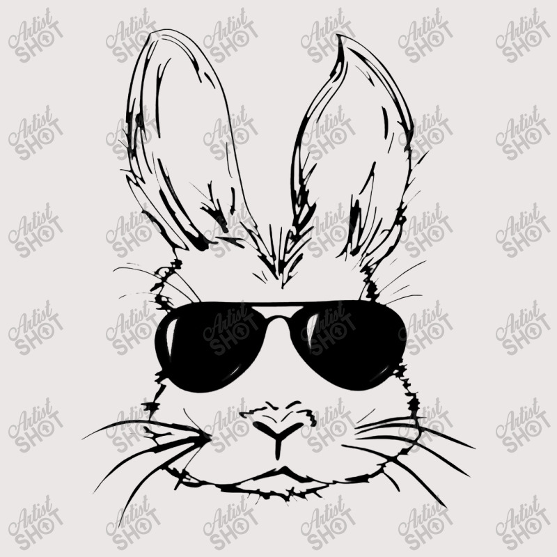 Bunny Face With Sunglasses Easter Day For Boys Men Kids Pocket T-shirt | Artistshot