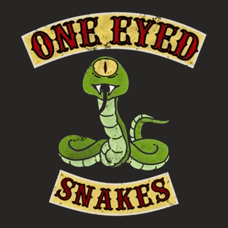 One Eye Snakes, One Eye Snakes Vintage, One Eye Snakes Art, One Eye Sn Ladies Fitted T-shirt | Artistshot