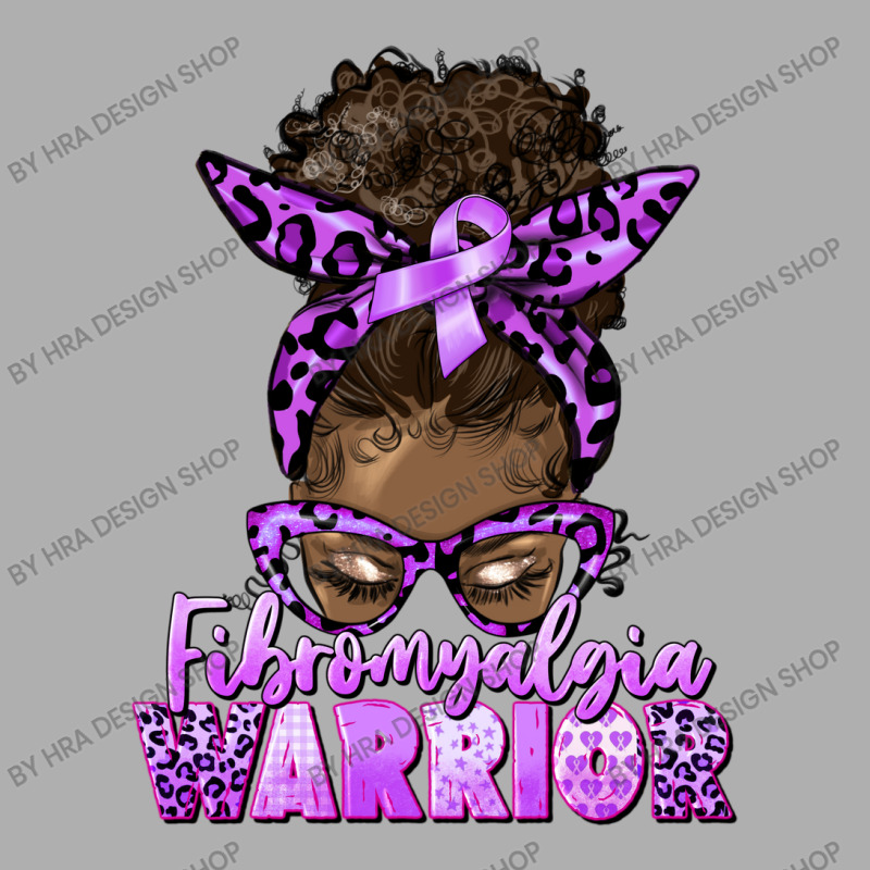 Fibromyalgia Warrior Afro Messy Bun Exclusive T-shirt | Artistshot