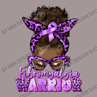 Fibromyalgia Warrior Afro Messy Bun Vintage Hoodie | Artistshot