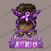 Fibromyalgia Warrior Afro Messy Bun Vintage T-shirt | Artistshot