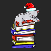 Cat Reading Book Cat Christmas Book Santa Hat Women's Pajamas Set | Artistshot