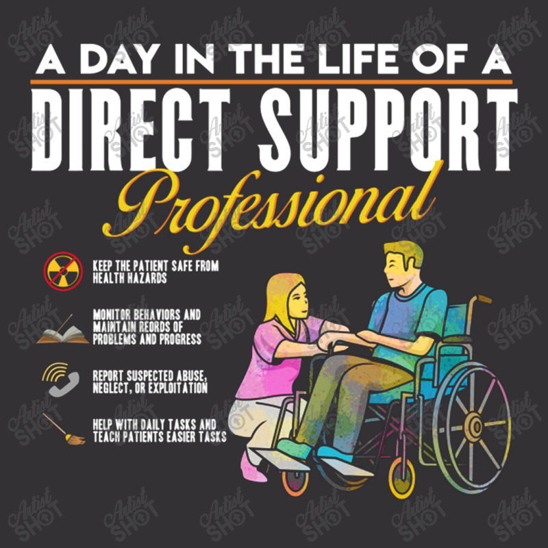 Direct Support Professional Inspired Direct Care Related Direct Suppor Vintage Short | Artistshot