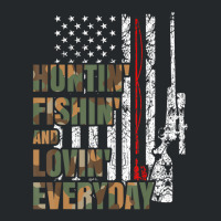 Hunting Fishing Loving Everyday American Deer Hunter Patriot Crewneck Sweatshirt | Artistshot