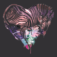 Love Zebra Model On Valentine's Day Vintage Hoodie | Artistshot