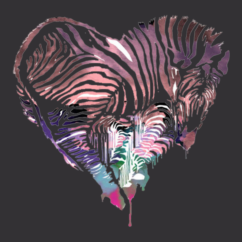 Love Zebra Model On Valentine's Day Vintage Hoodie | Artistshot