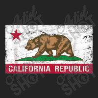 California Republic Flag Ca Distressed Design Classic 3/4 Sleeve Shirt | Artistshot