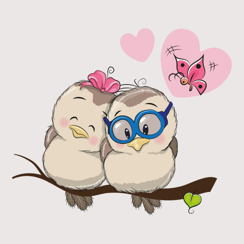 Owl Couple Goals With Love Heart Pocket T-Shirt by rolanmarolan | Artistshot