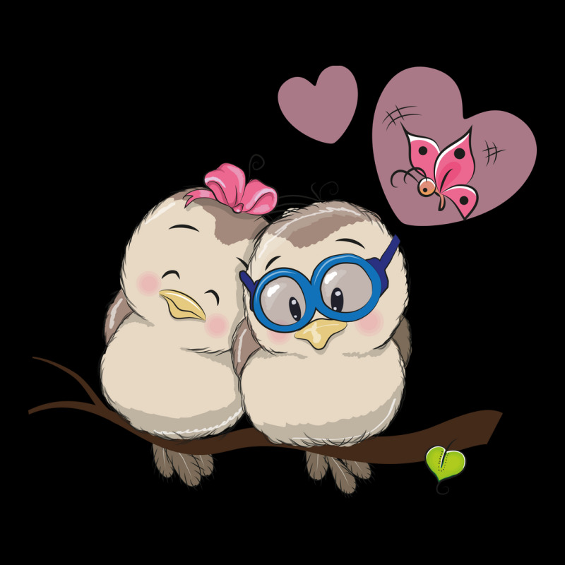 Owl Couple Goals With Love Heart Lightweight Hoodie by rolanmarolan | Artistshot