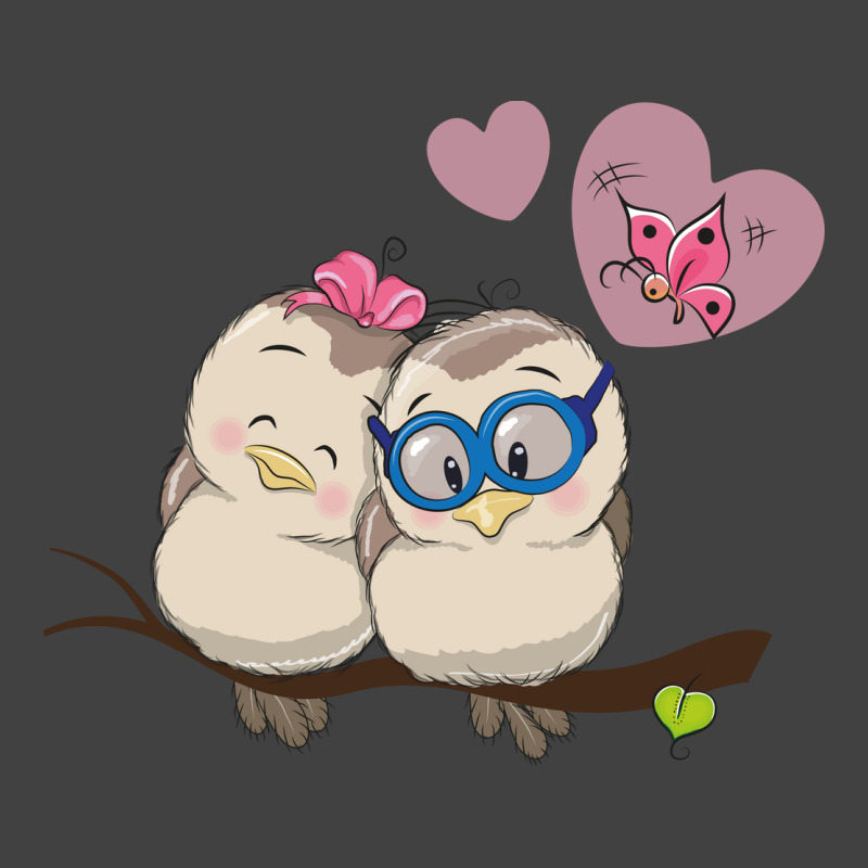 Owl Couple Goals With Love Heart Vintage T-Shirt by rolanmarolan | Artistshot