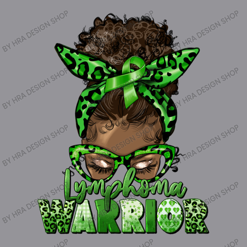 Lymphoma Warrior Afro Messy Bun Men's 3/4 Sleeve Pajama Set | Artistshot