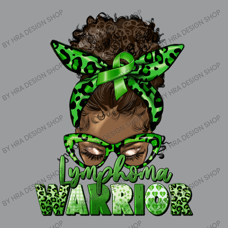 Lymphoma Warrior Afro Messy Bun Classic T-shirt | Artistshot