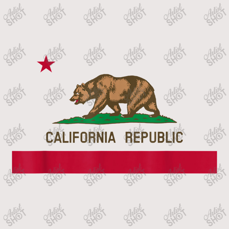 California Republic State Flag Pocket T-shirt | Artistshot