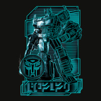 Transformers War For Cybertron Optimus Prime Portrait Scorecard Crop Tee | Artistshot