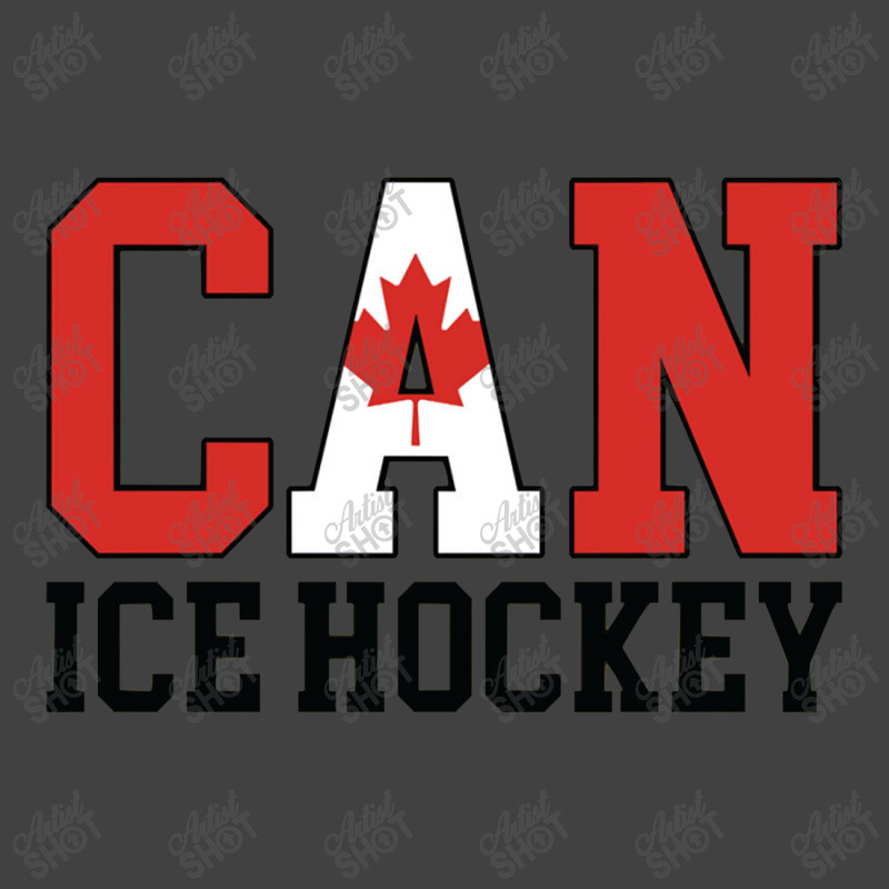 Canada Flag Hockey Player Canadian Can Ice Hockey Pullover Vintage T-shirt | Artistshot