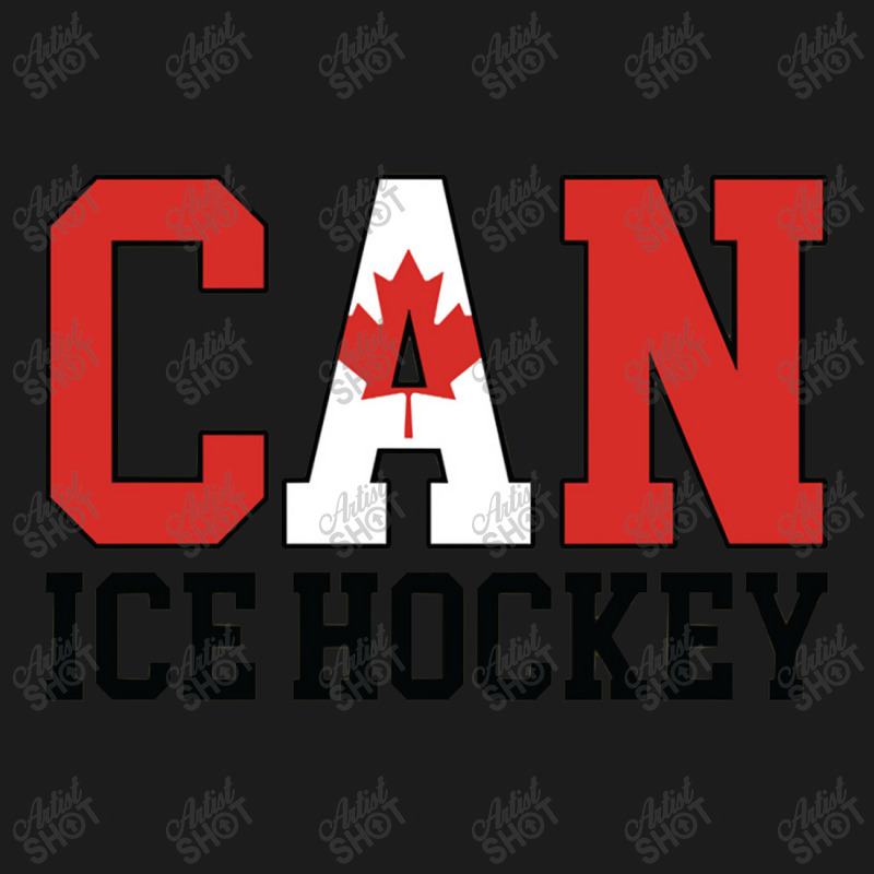 Canada Flag Hockey Player Canadian Can Ice Hockey Pullover Hoodie & Jogger Set | Artistshot