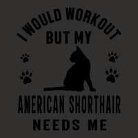 I Would Workout But My American Shorthair Needs Me 1 Champion Hoodie | Artistshot