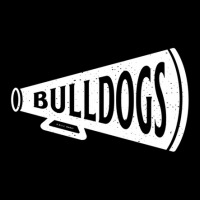 Vintage Football Canton Bulldogs White Bulldogs Wordmark 1 Zipper Hoodie | Artistshot