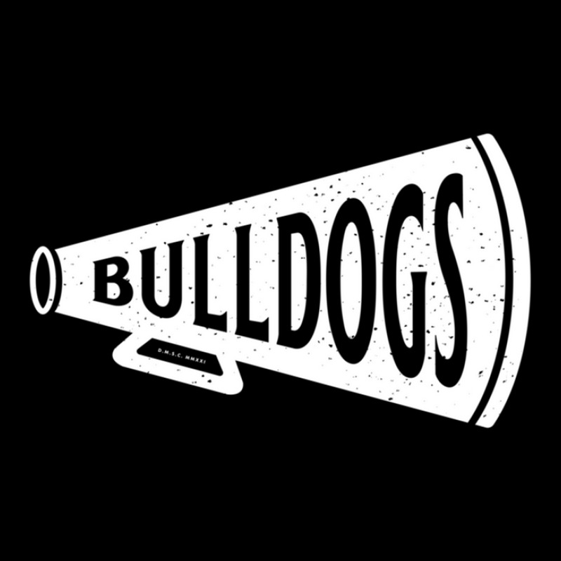 Vintage Football Canton Bulldogs White Bulldogs Wordmark 1 Zipper Hoodie | Artistshot