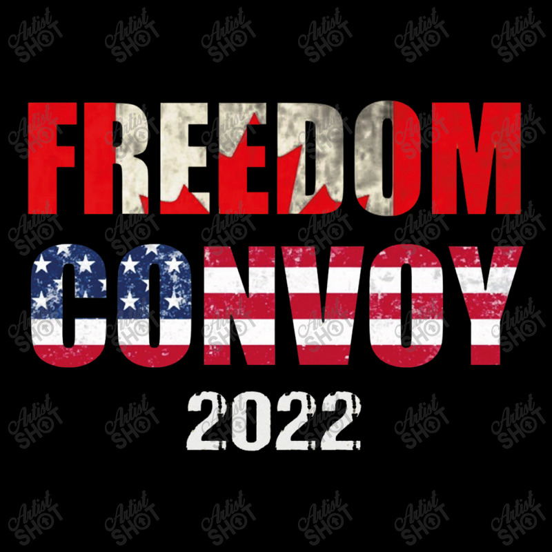 Canada Freedom Convoy 2022 Support Canadian Truckers Pullove V-neck Tee | Artistshot