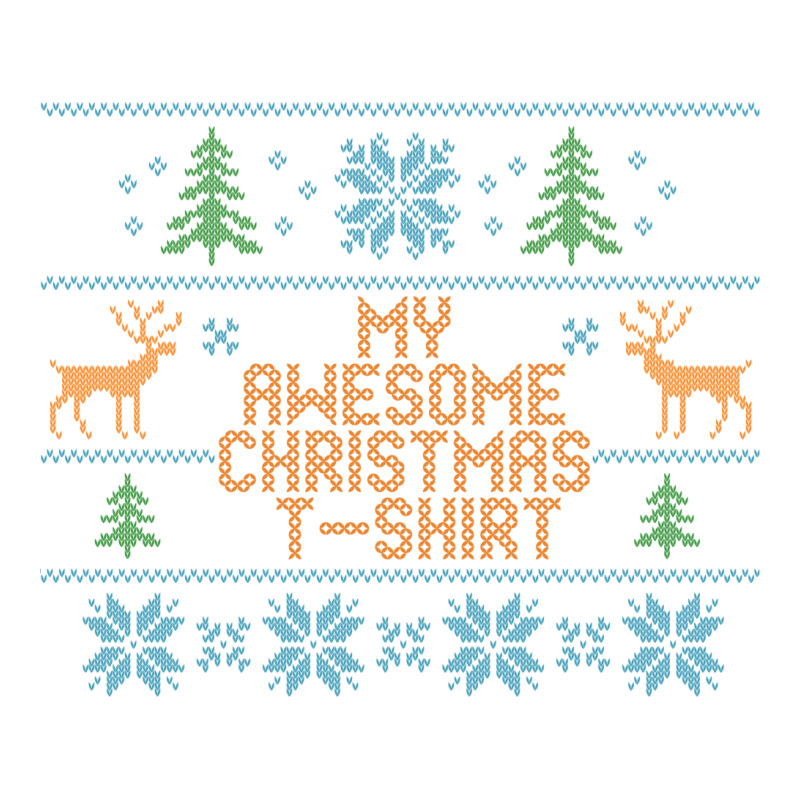 My Awesome Christmas T-shirt 3/4 Sleeve Shirt | Artistshot