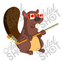 Canadian Cute Animal Gift Beaver Maple Leaf Hockey Canada 3/4 Sleeve Shirt | Artistshot