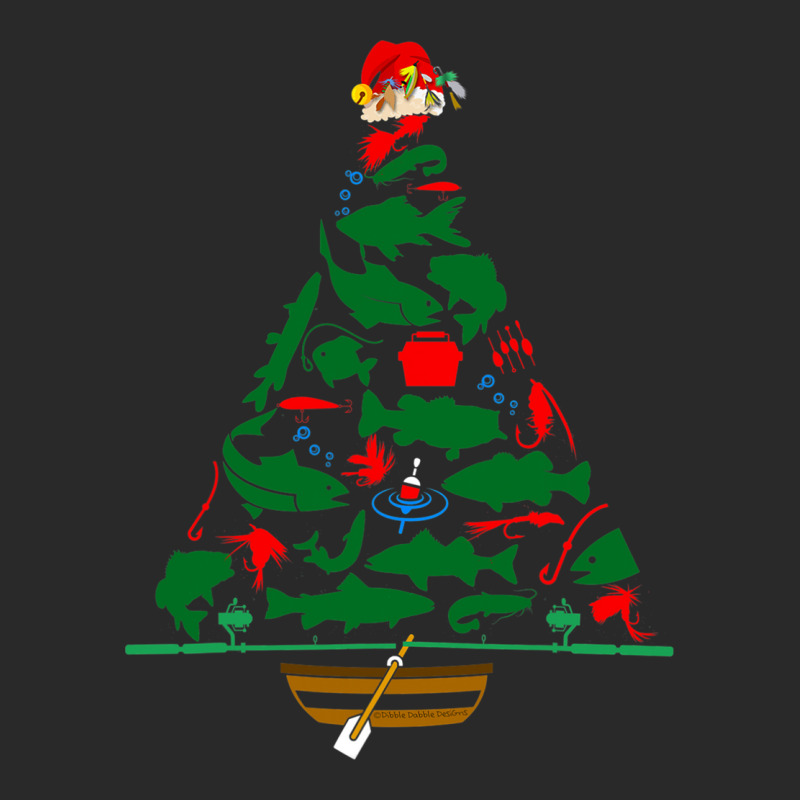 Fun Holiday Fisherman S Fishing Christmas Tree Toddler T-shirt | Artistshot