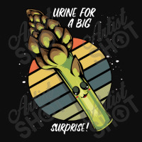 Asparagus Urine For A Big Surprise! Funny Vegetab Crop Top | Artistshot