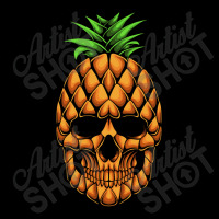 Pineapple Skull Head Vector Illustration Pocket T-shirt | Artistshot