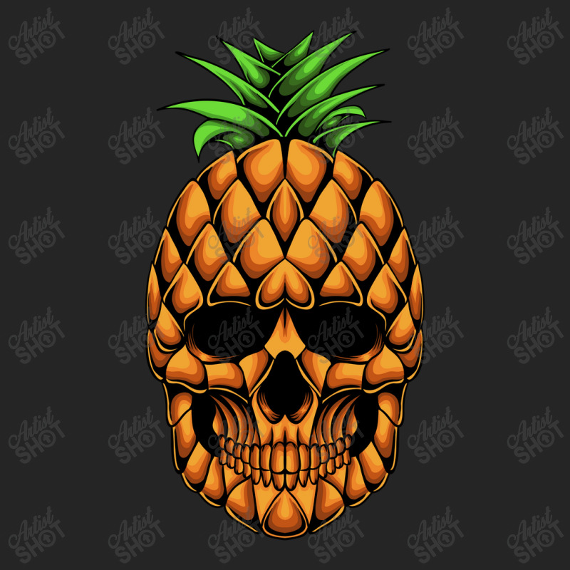 Pineapple Skull Head Vector Illustration Unisex Hoodie by LoveBird | Artistshot