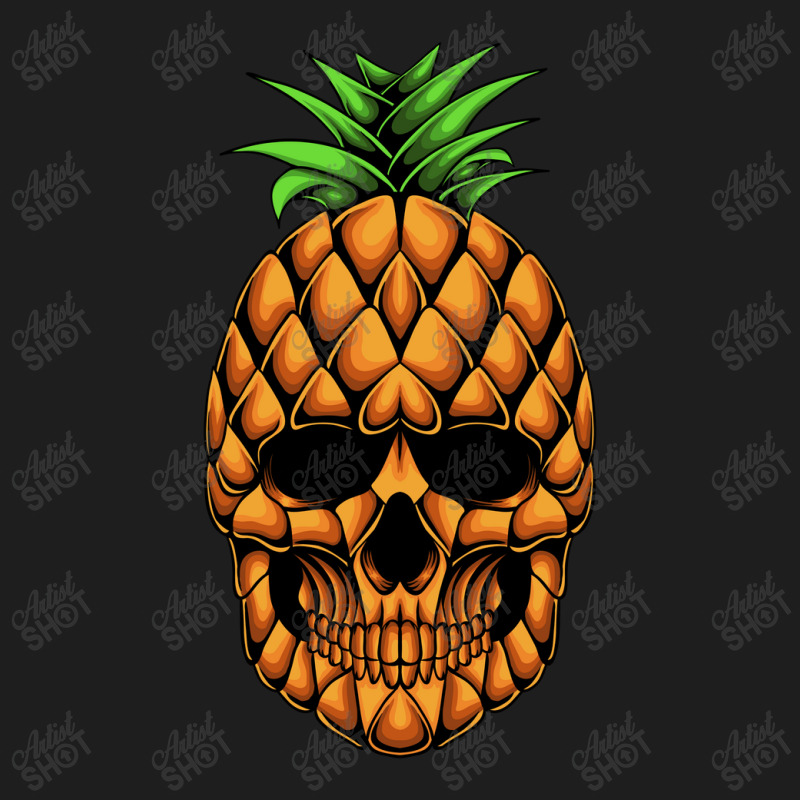 Pineapple Skull Head Vector Illustration Classic T-shirt by LoveBird | Artistshot