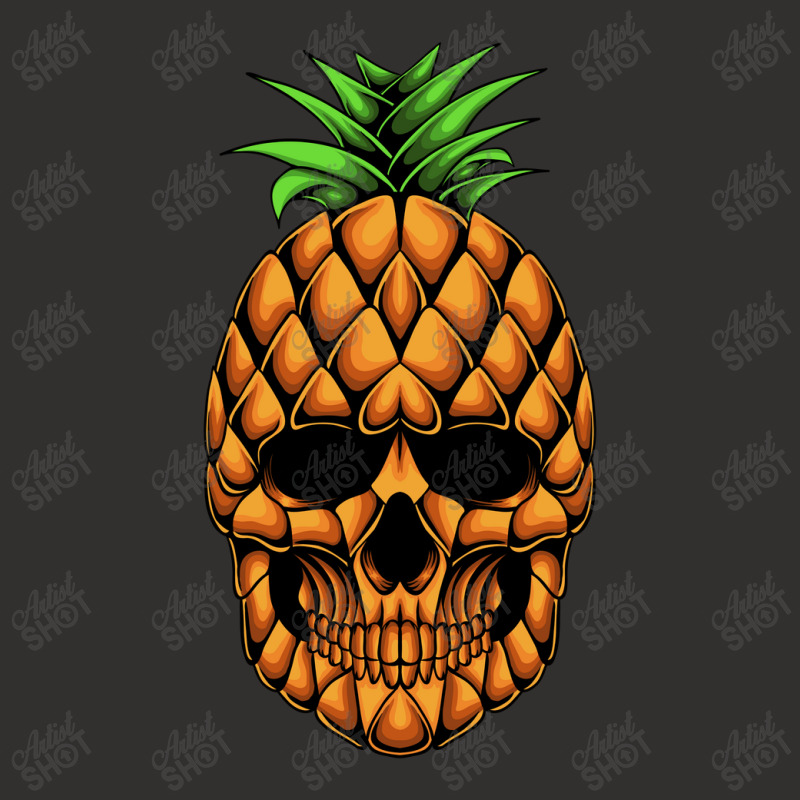 Pineapple Skull Head Vector Illustration Champion Hoodie by LoveBird | Artistshot