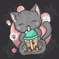 Cat Boba Tea Bubble Tea Anime Kawai Neko Vintage Hoodie | Artistshot