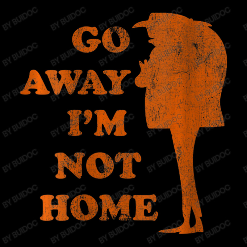 Gru Go Away Im Not Home Distressed Orange Pocket T-Shirt by BuiDoc | Artistshot