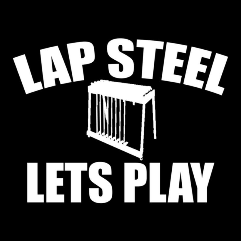 Lapsteel Lap Steel Lets Play Musician Black Tshirt Adjustable Cap | Artistshot