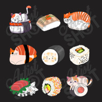 Cat Food Sushi Roller, Anime Movie Lover, Funny Thanksgiving T-shirt | Artistshot