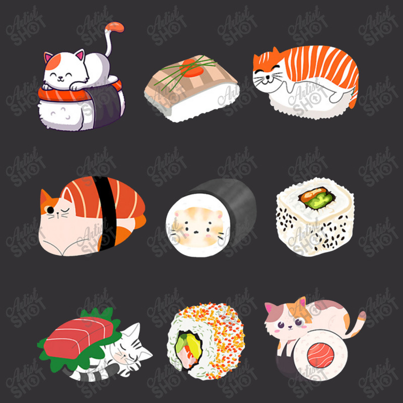 Cat Food Sushi Roller, Anime Movie Lover, Funny Thanksgiving Vintage Short | Artistshot