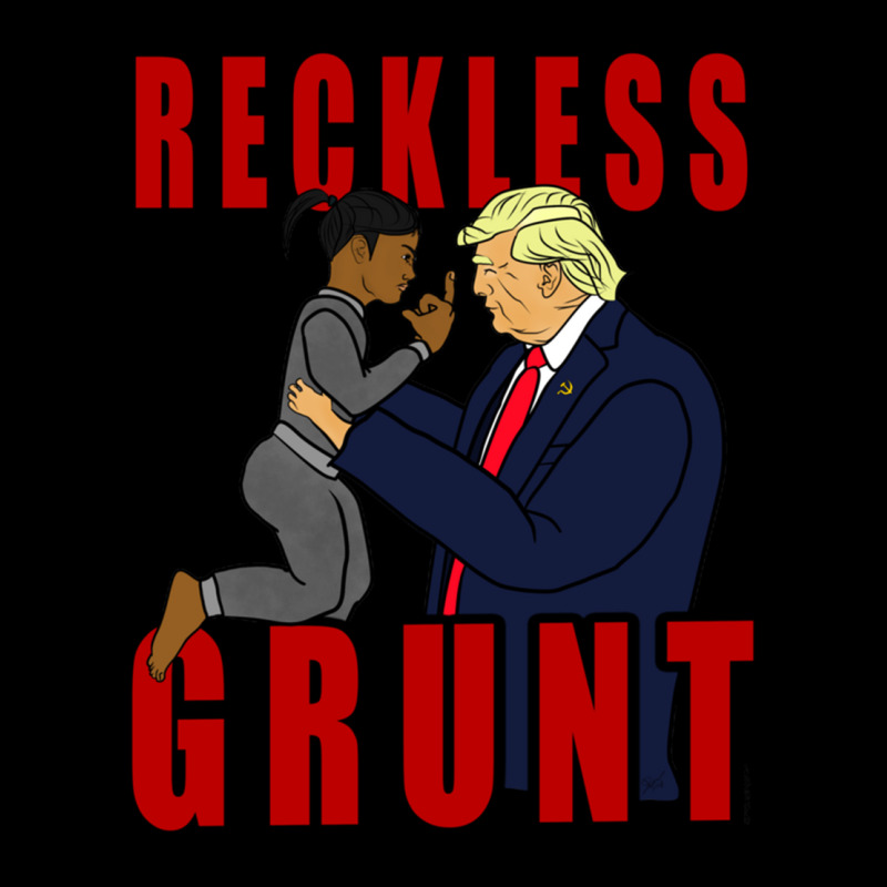 Donald Trump  Reckless Grunt Long Sleeve Baby Bodysuit by AMYBROKER | Artistshot