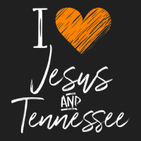 I Love Jesus And Tennessee Orange Heart Cute Fan Ladies Polo Shirt | Artistshot