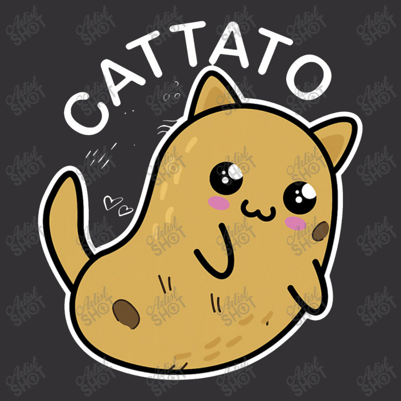 Cat Potato Cattato Hilarious Novelty Design Vintage Hoodie | Artistshot