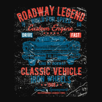 Roadway Legend - Classic Vehicle Crop Top | Artistshot