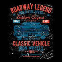 Roadway Legend - Classic Vehicle Cropped Sweater | Artistshot