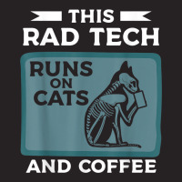 This Rad Tech Runs On Cats And Coffee Radiologist Vintage Cap | Artistshot