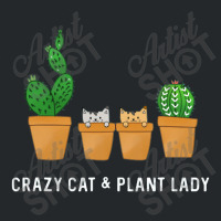 Catcus Cat Cactus Succulent Crazy Plant Mom Gift Crewneck Sweatshirt | Artistshot