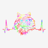 Norwegian Forest Cat T  Shirt Colorful Norwegian Forest Cat Heartbeat Travel Mug | Artistshot