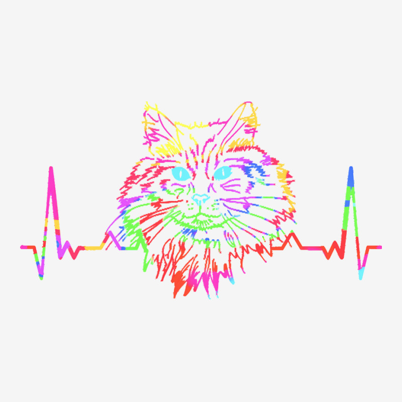 Norwegian Forest Cat T  Shirt Colorful Norwegian Forest Cat Heartbeat Magic Mug | Artistshot
